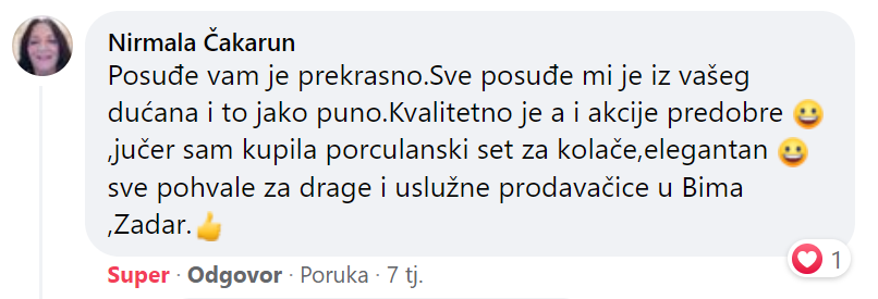 Recenzija zadovoljne mušterije