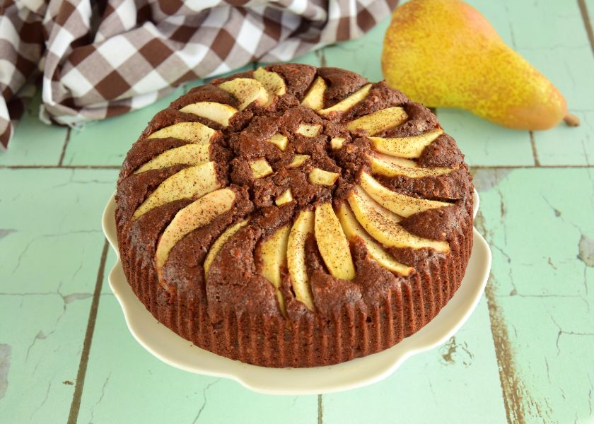 Bezglutenska torta od čokolade, lješnjaka i kruške