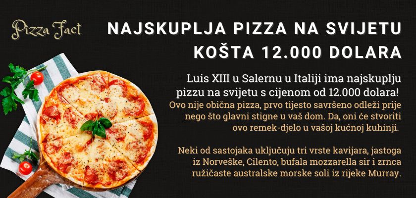 Najskuplja pizza na svijetu