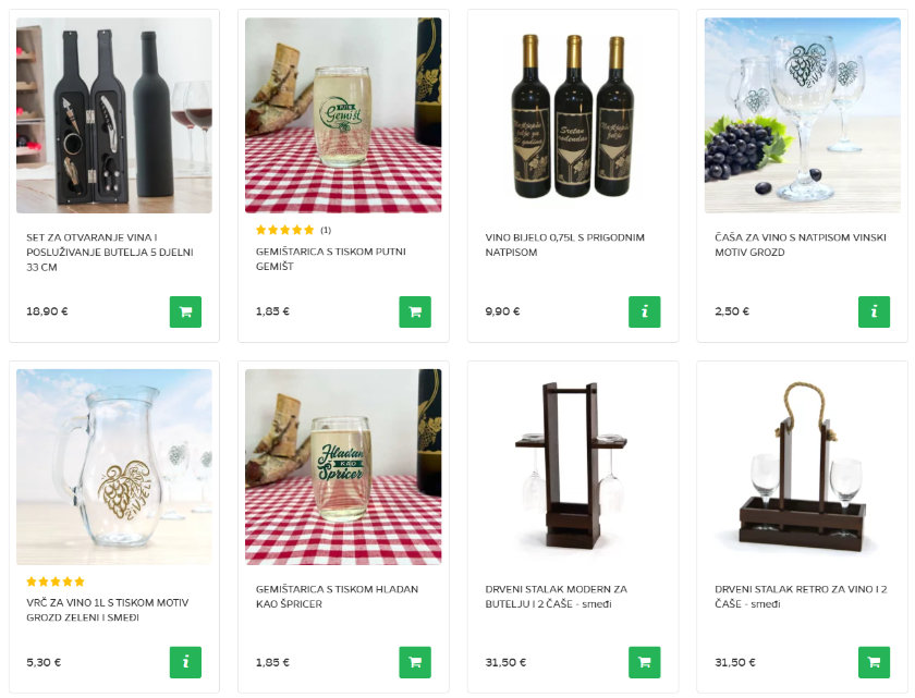 poklon za vinogradare za vincekovo