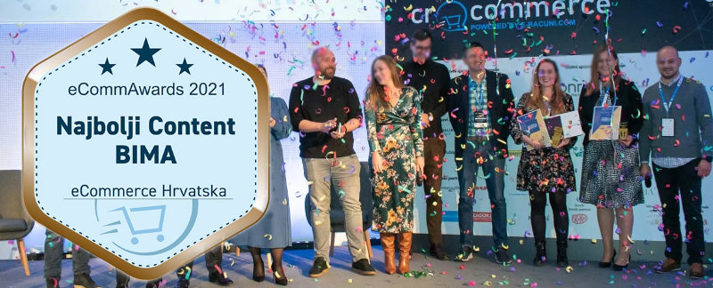 Bima nagrada za najbolji content 2021.- Goran Peremin i Mihael Kunac primili su nagradu kao zadužen tim