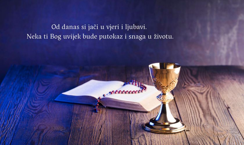Čestitka za svetu potvrdu (krizmu)