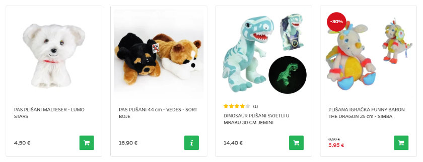 Plišane igračke Plišane igračke