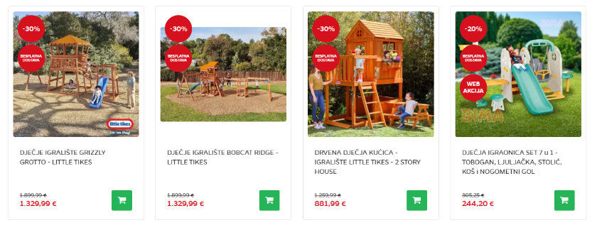 Dječje igralište Dječje igralište u bima shopu