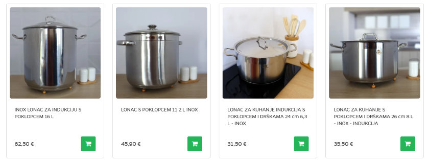Set posuđa | Lonci i poklopci bima shop