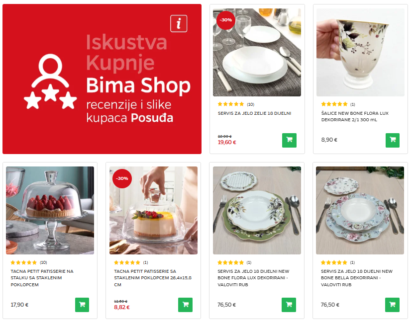 Dubrovnik i okolica - posuđe za apartmane