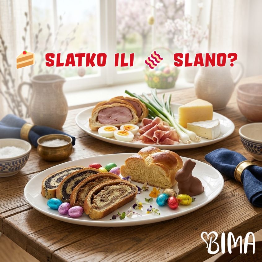 slatko i slano - što se jede za uskrs