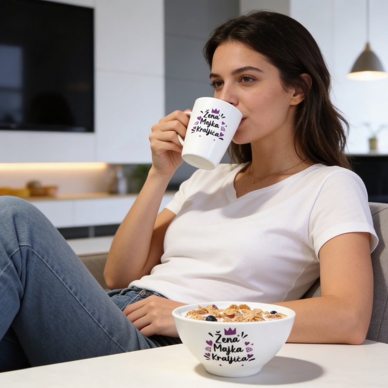 žena majka kraljica- poklon za majčin dan u bima shopu
