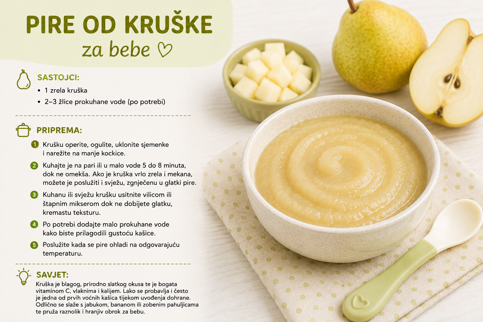 Pire od kruške za bebe