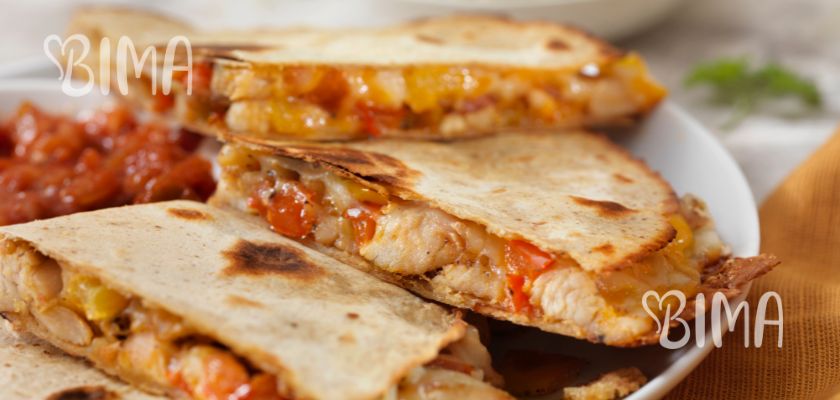 Quesadilla s piletinom i povrćem