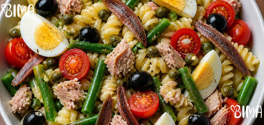 Salata s okusom MEditerana s inćunima