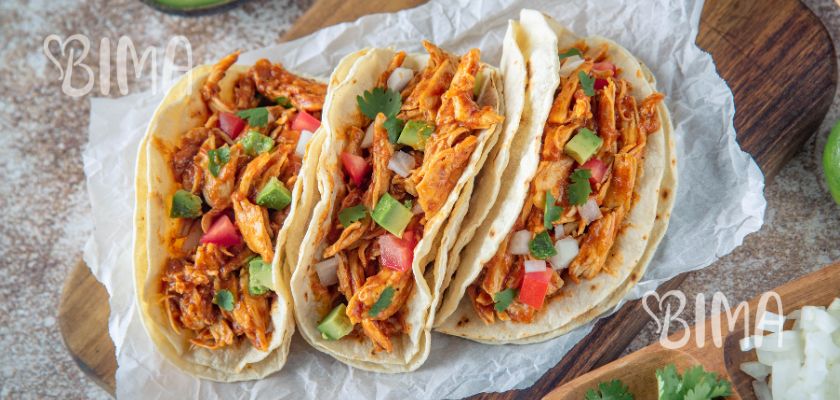 Taco s piletinom i avokadom