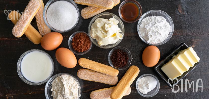 Sastojci za tiramisu