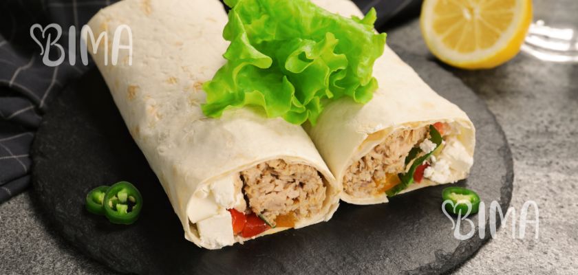 Tortilje s tunjevinom i povrćem