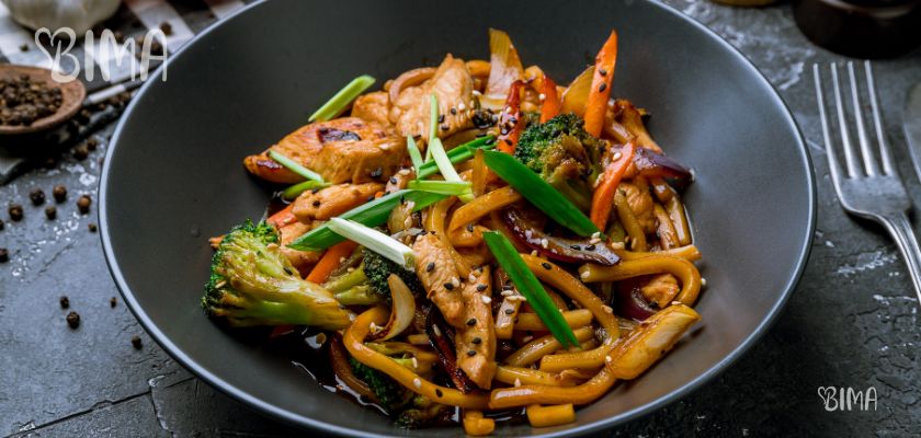 wok piletina
