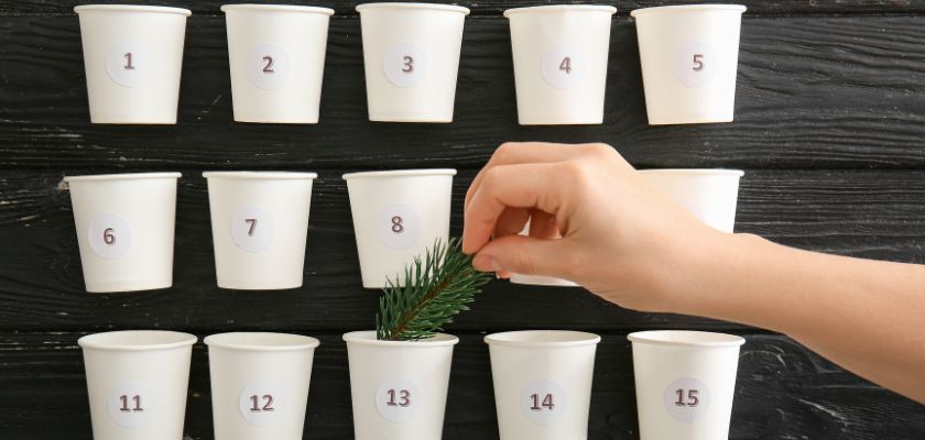 Čaše za adventski kalendar