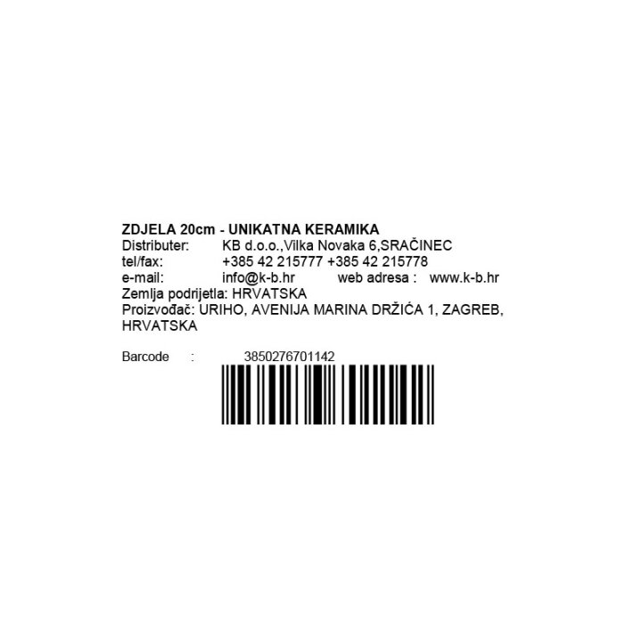 ZDJELA 20cm
