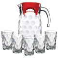 VRČ ZA VODU I ČAŠE SPACE SET ZA SOK 7 DIJELNI 1650 ML + 208 ML
