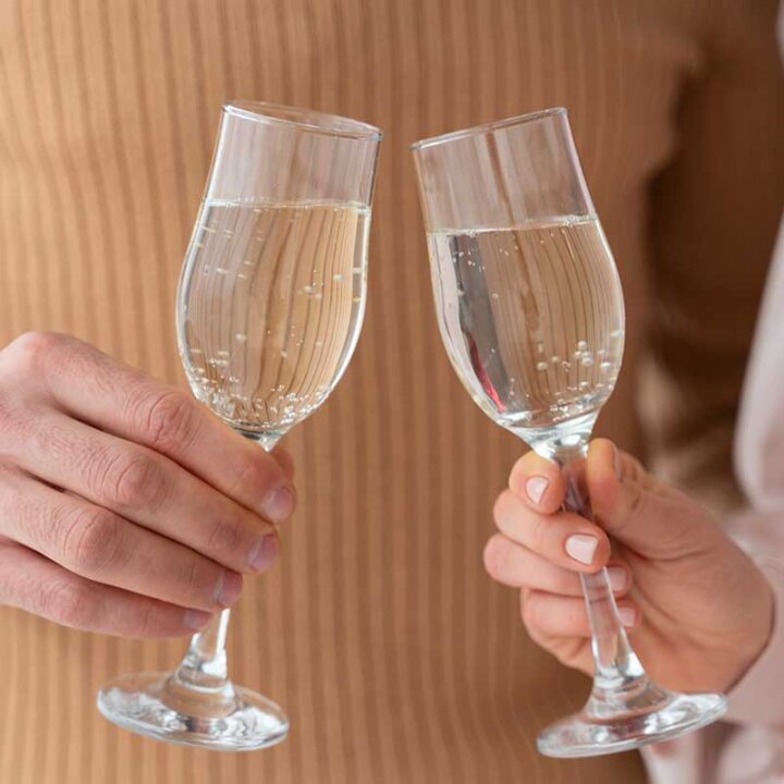 ČAŠE ZA ŠAMPANJAC TULIPE 6/1 200 ML