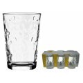 ČAŠE ZA VODU FLOWERS SET 6/1 205 ML