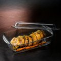 VATROSTALNA POSUDA ČETVRTASTA 2,75 L S POKLOPCEM 1,38 L 37x19 cm