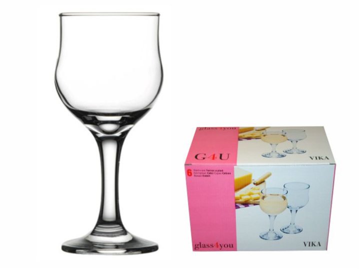 TULIPE STAKL.ČAŠE 6/1 200 ML