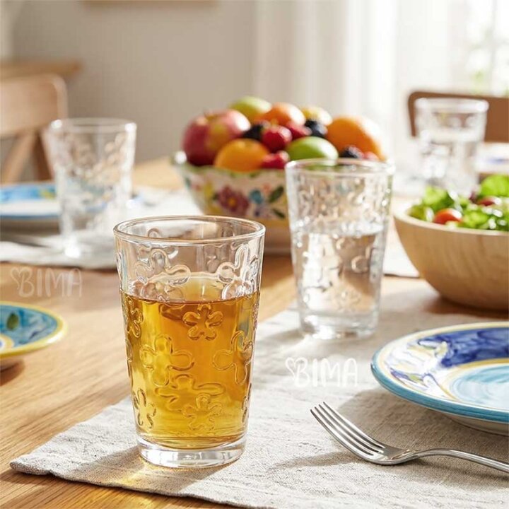 ČAŠE GLASS4YOU DAISY-FLOWERS 6/1 205 ML