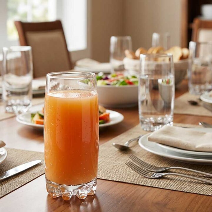ČAŠE STAKLENE GLASS4YOU NOOR-SYLVANA SOK 385 Ml 6/1