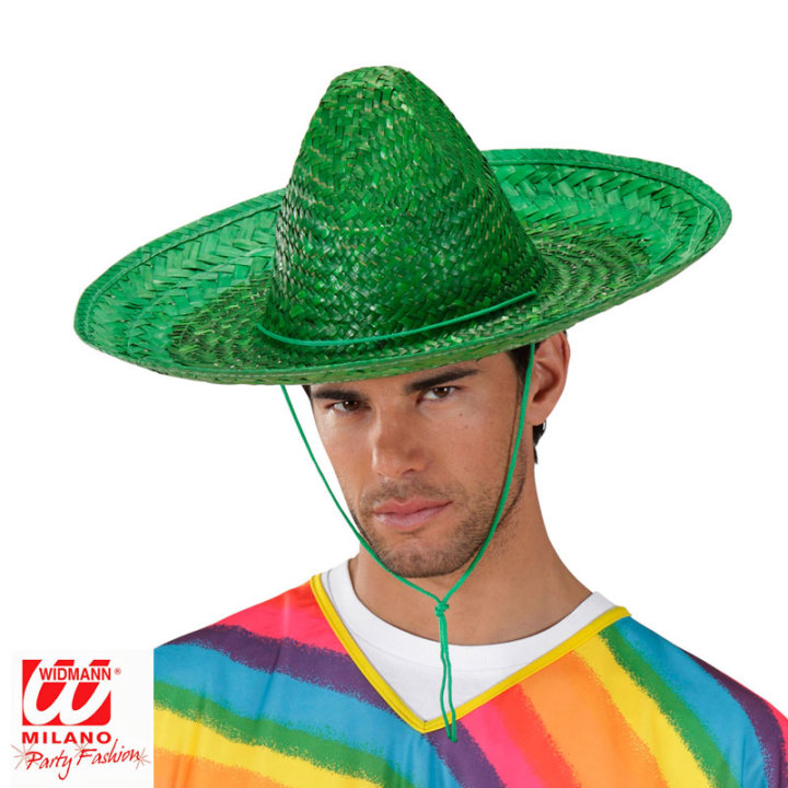 SOMBRERO ZELENI ZA MAŠKARE 48 CM
