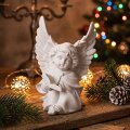 ANĐEO FIGURA SA KNJIGOM I KRIŽEM 12 CM