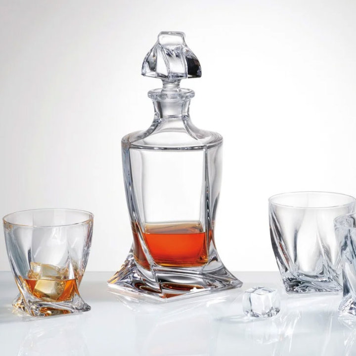 WHISKEY SET KRISTALIN 6+1 QUADRO