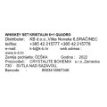 WHISKEY SET KRISTALIN 6+1 QUADRO