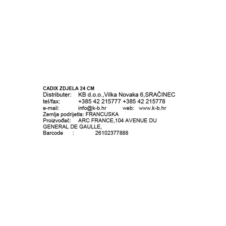 CADIX ZDJELA 24 CM