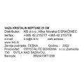 VAZA KRISTALIN 25 CM NEPTUNE
