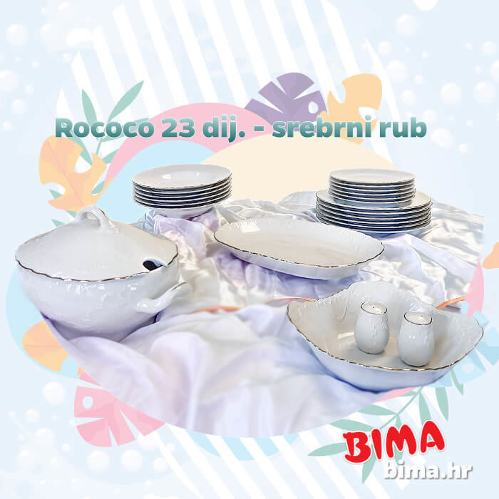 porculanski set za jelo