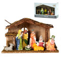 BOŽIĆNE JASLICE SA 8 FIGURA 30,5x20x11 CM
