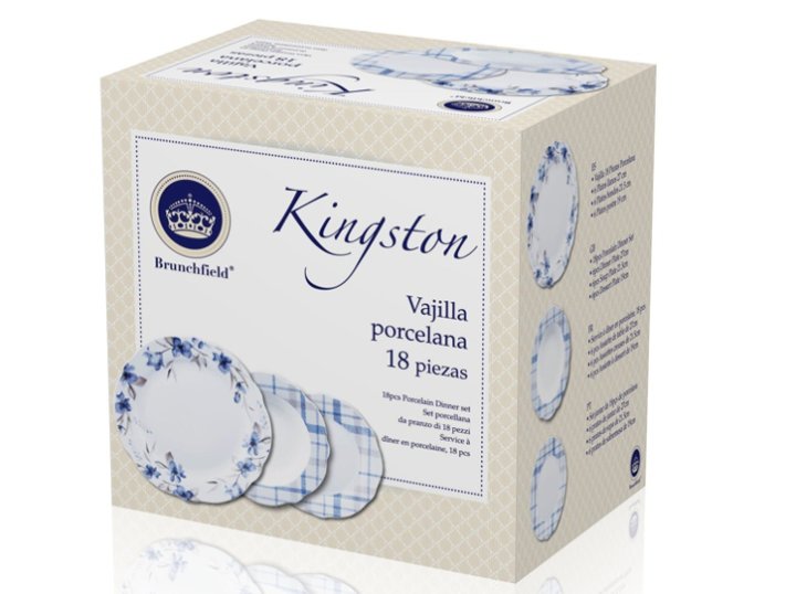 SERVIS ZA JELO PORCULAN 18 DIJELNI - KINGSTON BRUNCHFIELD