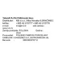 PLITKI TANJUR PORCULAN 30 cm