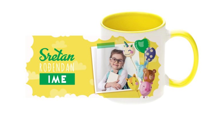 UNIKATNA ŠALICA S VAŠIM SLIKAMA PO NARUDŽBI