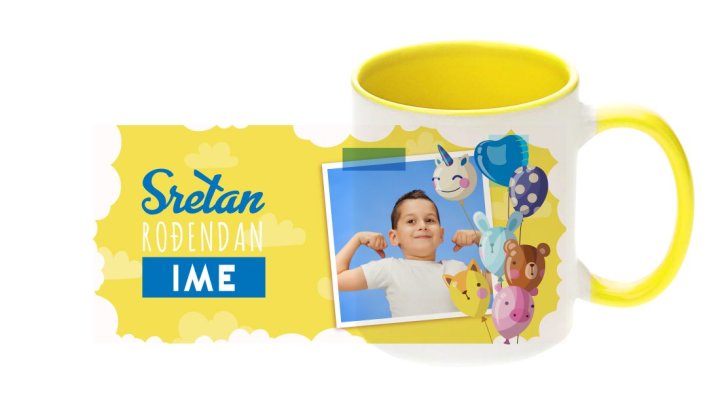 UNIKATNA ŠALICA S VAŠIM SLIKAMA PO NARUDŽBI