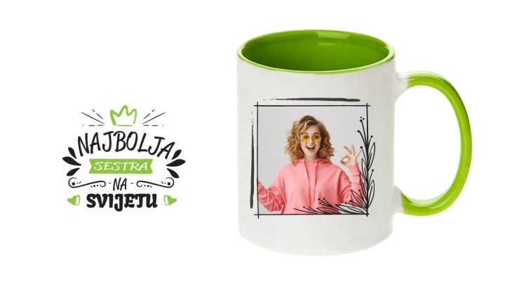 UNIKATNA ŠALICA S VAŠIM SLIKAMA PO NARUDŽBI