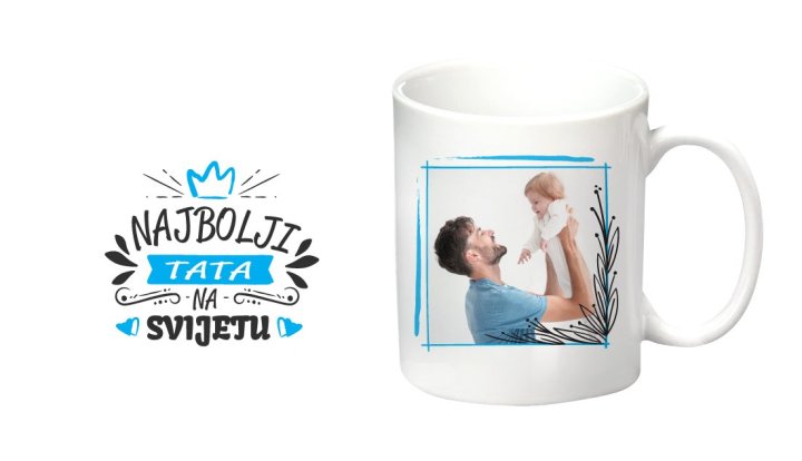 UNIKATNA ŠALICA S VAŠIM SLIKAMA PO NARUDŽBI