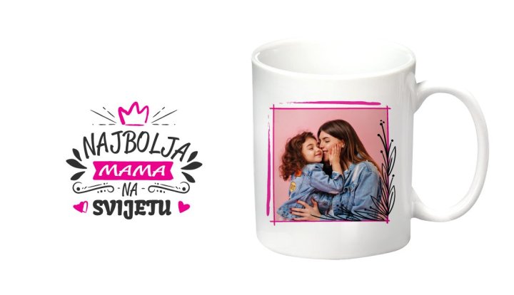 UNIKATNA ŠALICA S VAŠIM SLIKAMA PO NARUDŽBI