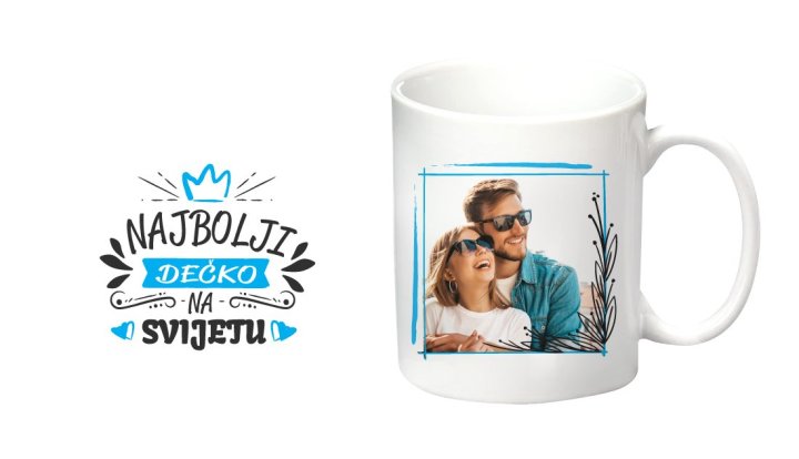 UNIKATNA ŠALICA S VAŠIM SLIKAMA PO NARUDŽBI