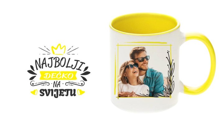 UNIKATNA ŠALICA S VAŠIM SLIKAMA PO NARUDŽBI