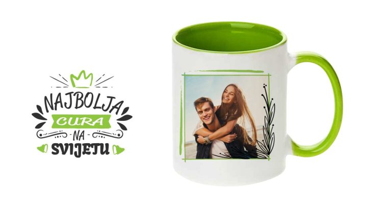 UNIKATNA ŠALICA S VAŠIM SLIKAMA PO NARUDŽBI