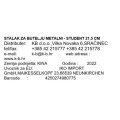 STALAK ZA BUTELJU METALNI - STUDENT 21,5 CM