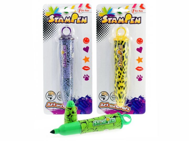 MARKER SET SA ŠTAMBILJEM NA BLISTERU 22,2x10 CM