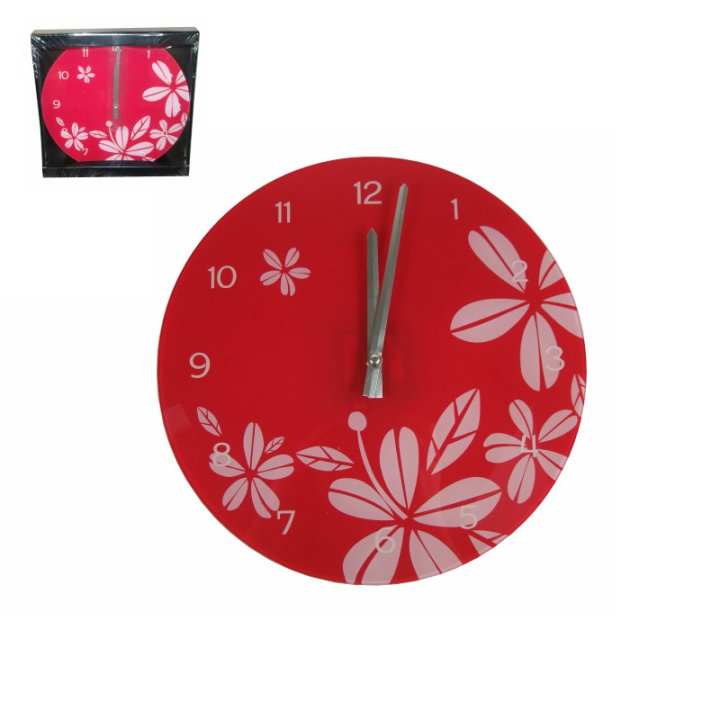 SAT ZIDNI CRVENI 30 CM