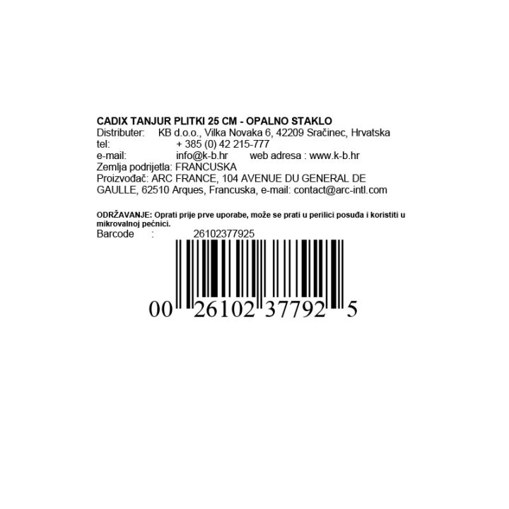 CADIX TANJUR DUBOKI 22,5 CM